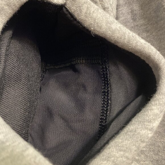 Lululemon Sz 6 Gray Full Zip High Mock Collar Chest Vents Yoga Fitness Jacket - Picture 7 of 10